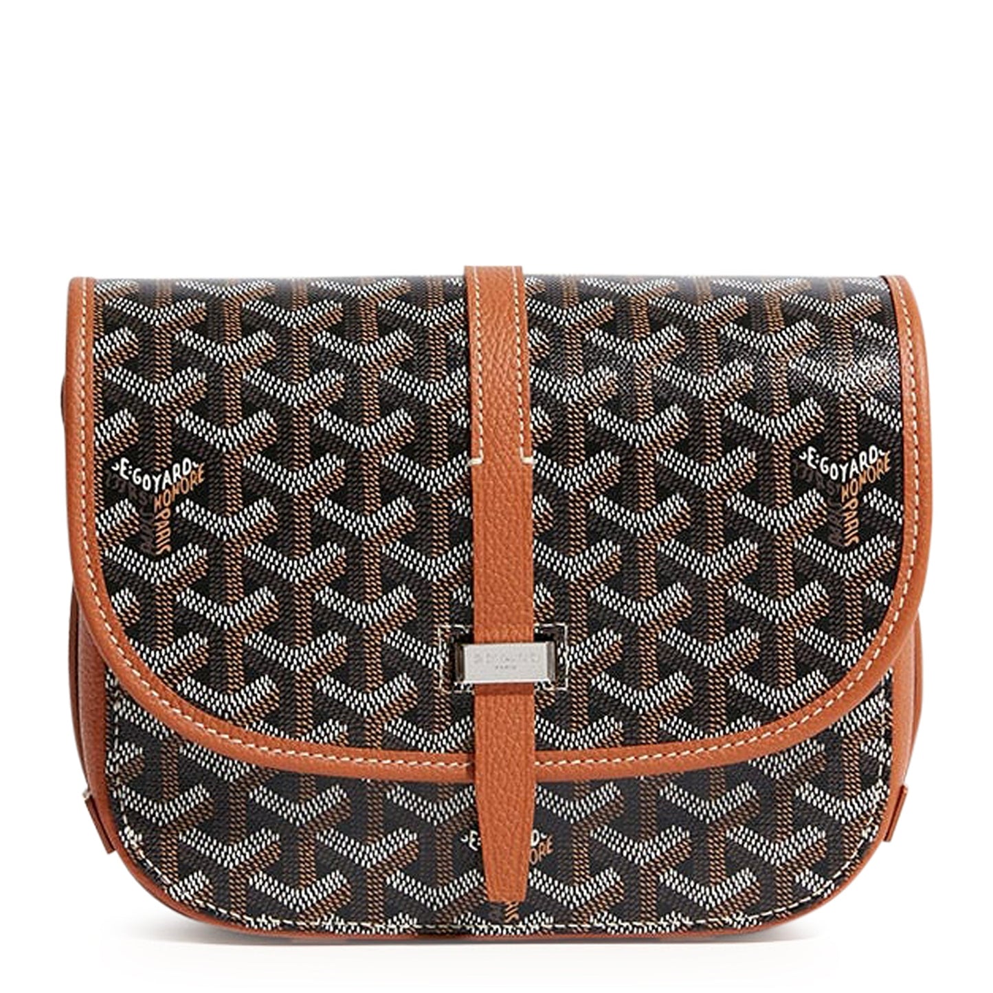 Goyard Belvedere II Schwarz/Hellbraun PM Messenger Bag
