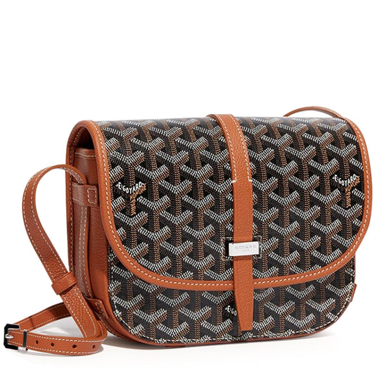 Goyard Belvedere II Schwarz/Hellbraun PM Messenger Bag