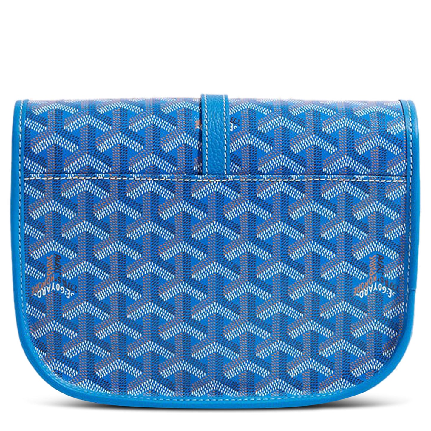Goyard Belvedere II Himmelblaue PM-Umhängetasche 