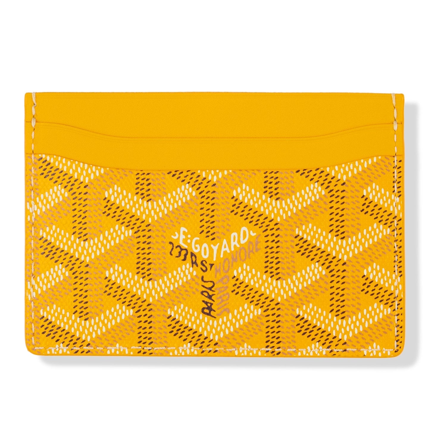 Goyard Saint Sulpice Gelber Kartenhalter 