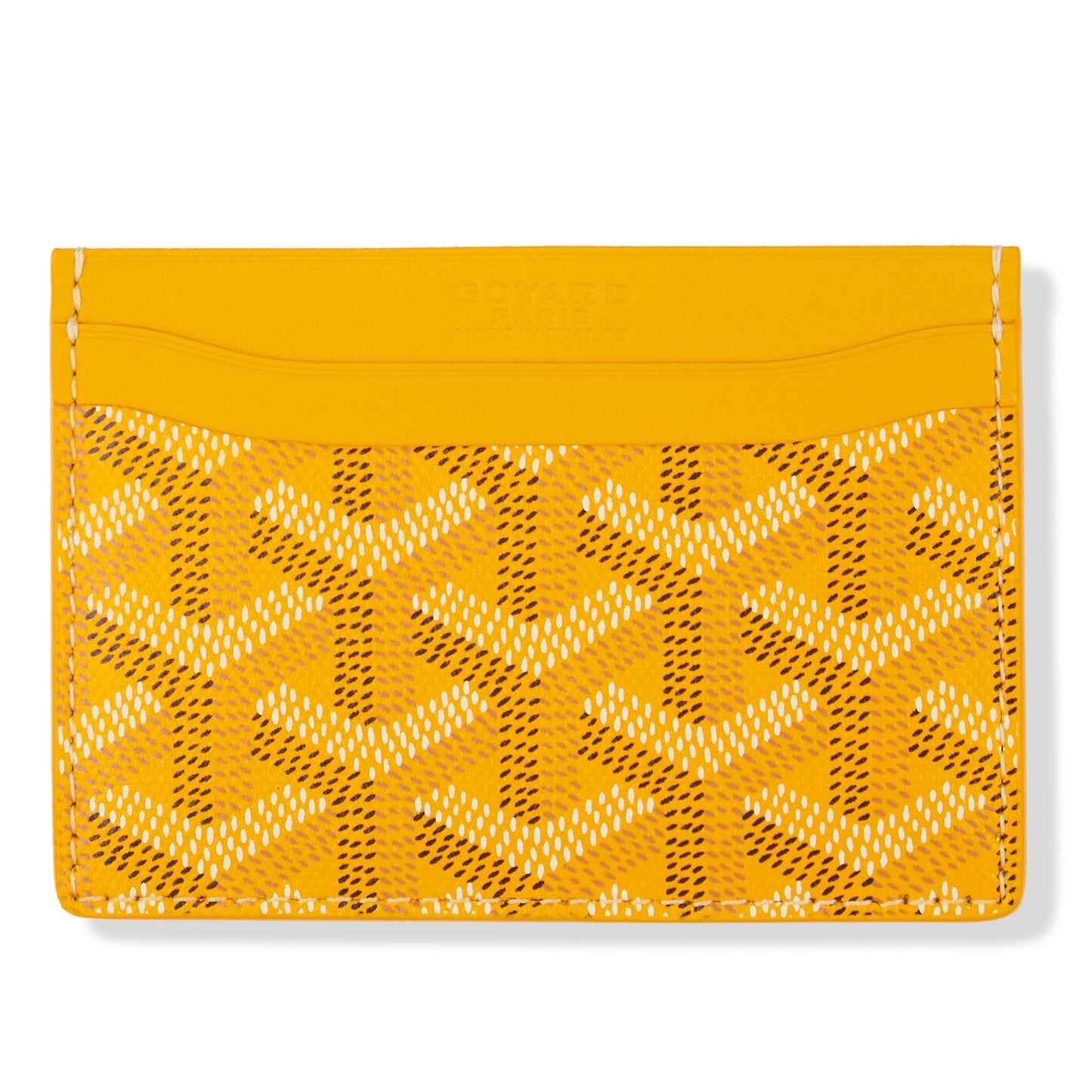 Goyard Saint Sulpice Gelber Kartenhalter 