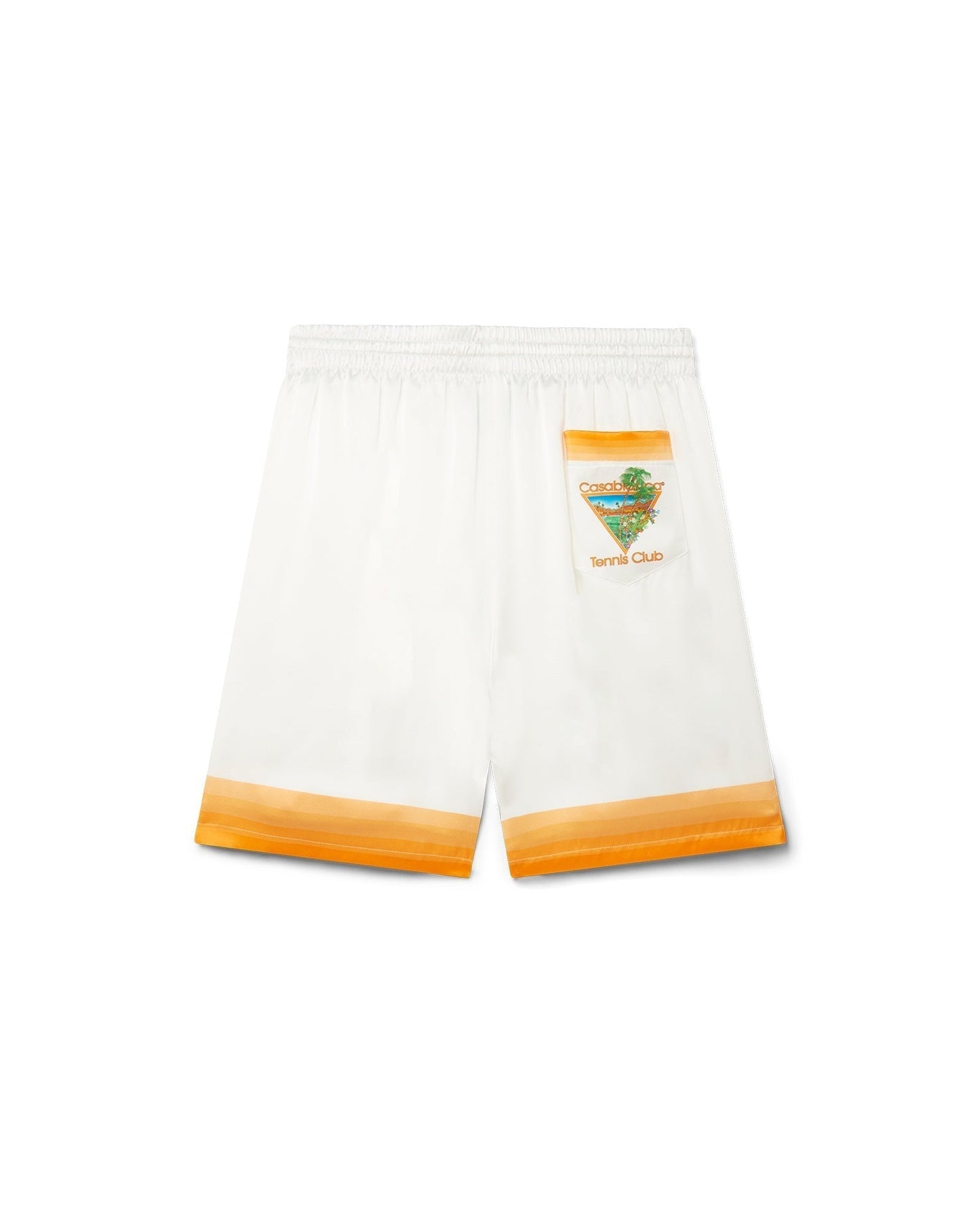 Palm Springs Icon – Orange Seidenshorts