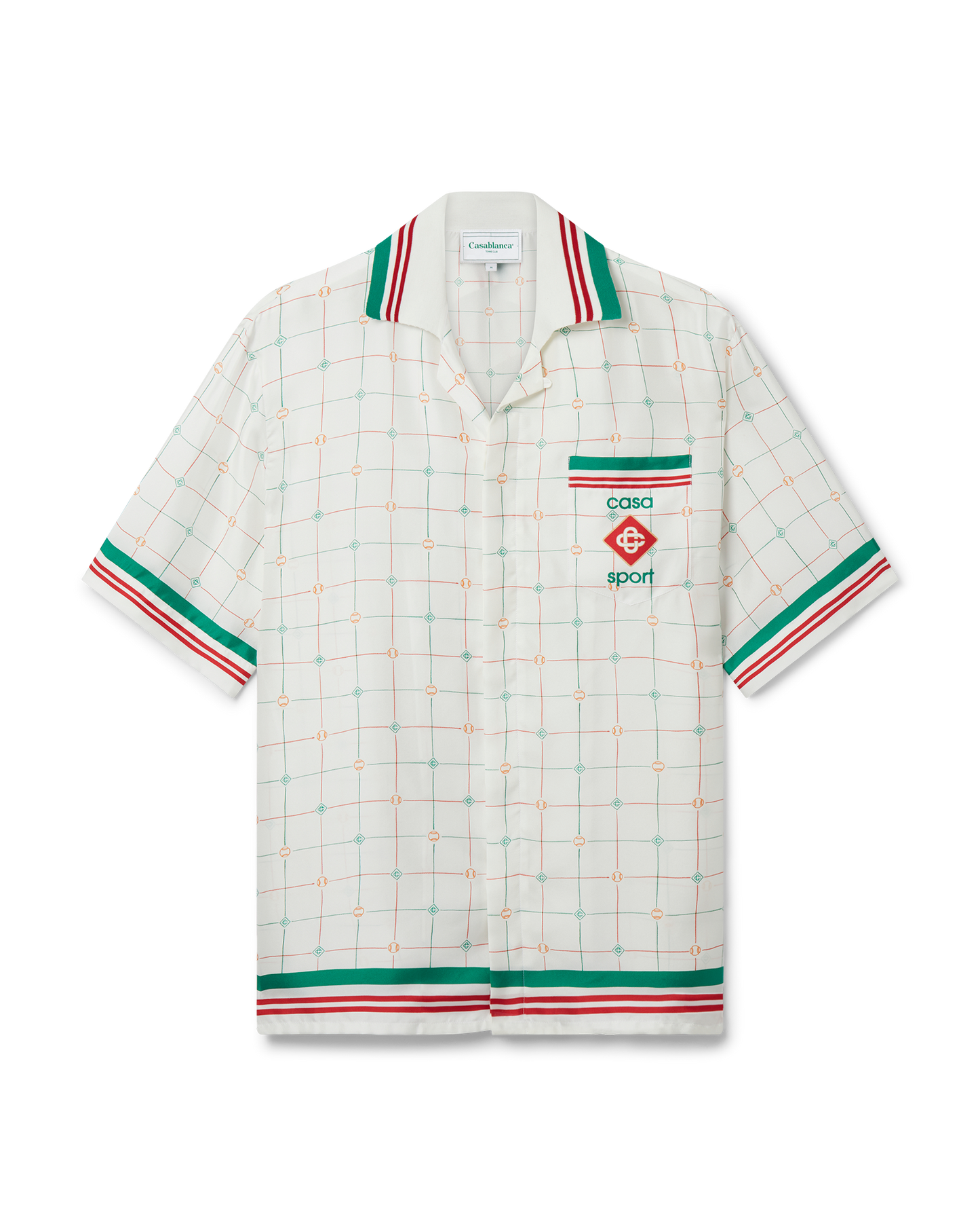 Tennis Club Check Silk Shirt