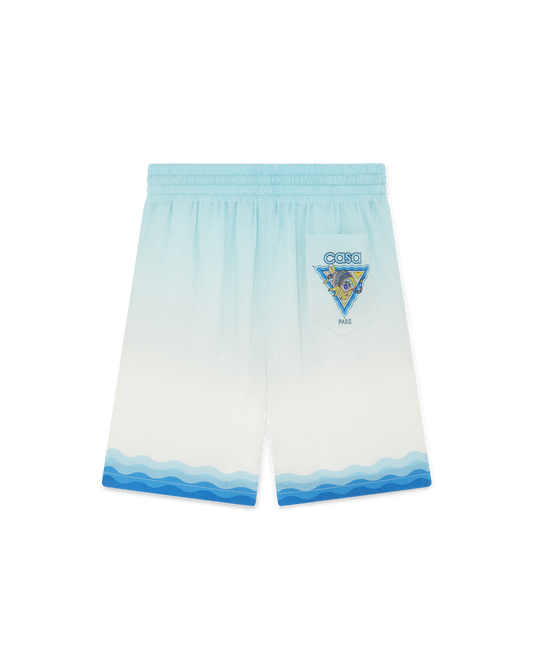 Alebrije Gürteltier-Seidenshorts