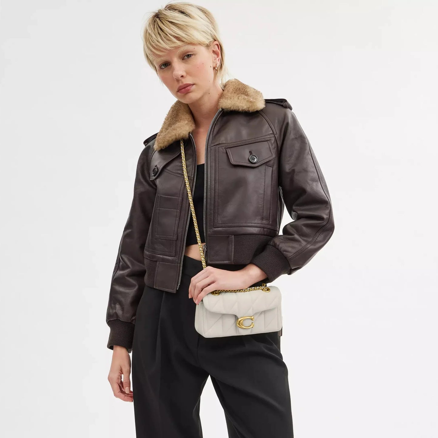 Coach - Quilted Tabby 26 - Kreide