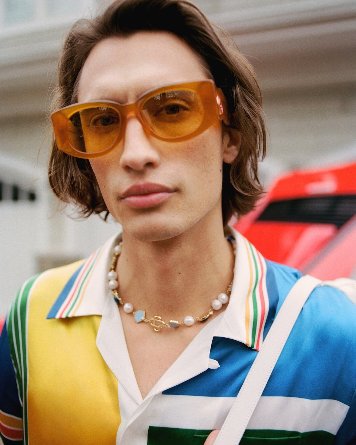 Sport Grid Silk Shirt