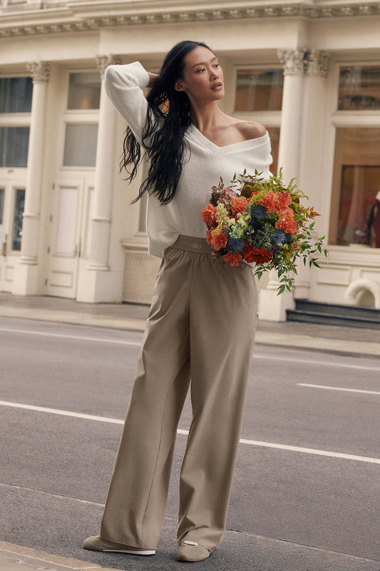 Pantalon alo Beige