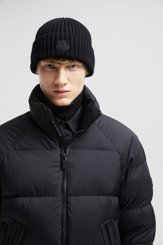Moncler Schwarzer Wollhut