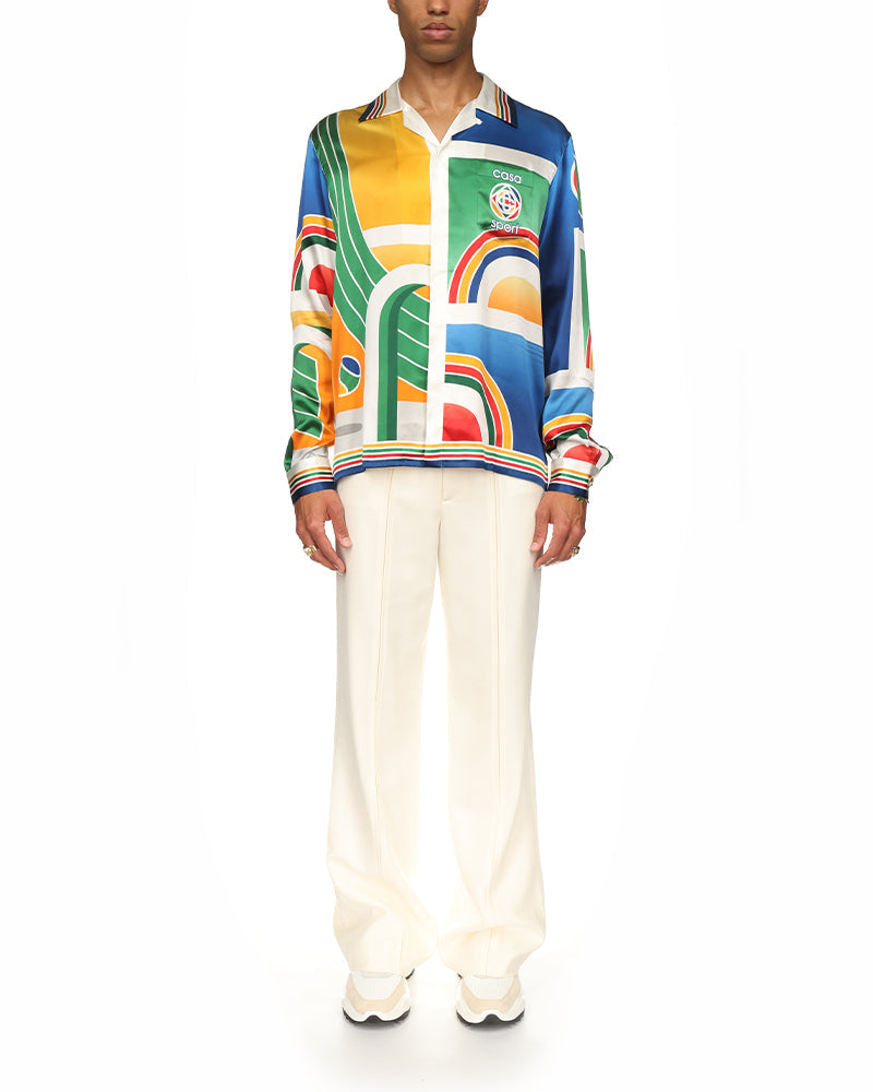 Sport Grid Silk Shirt
