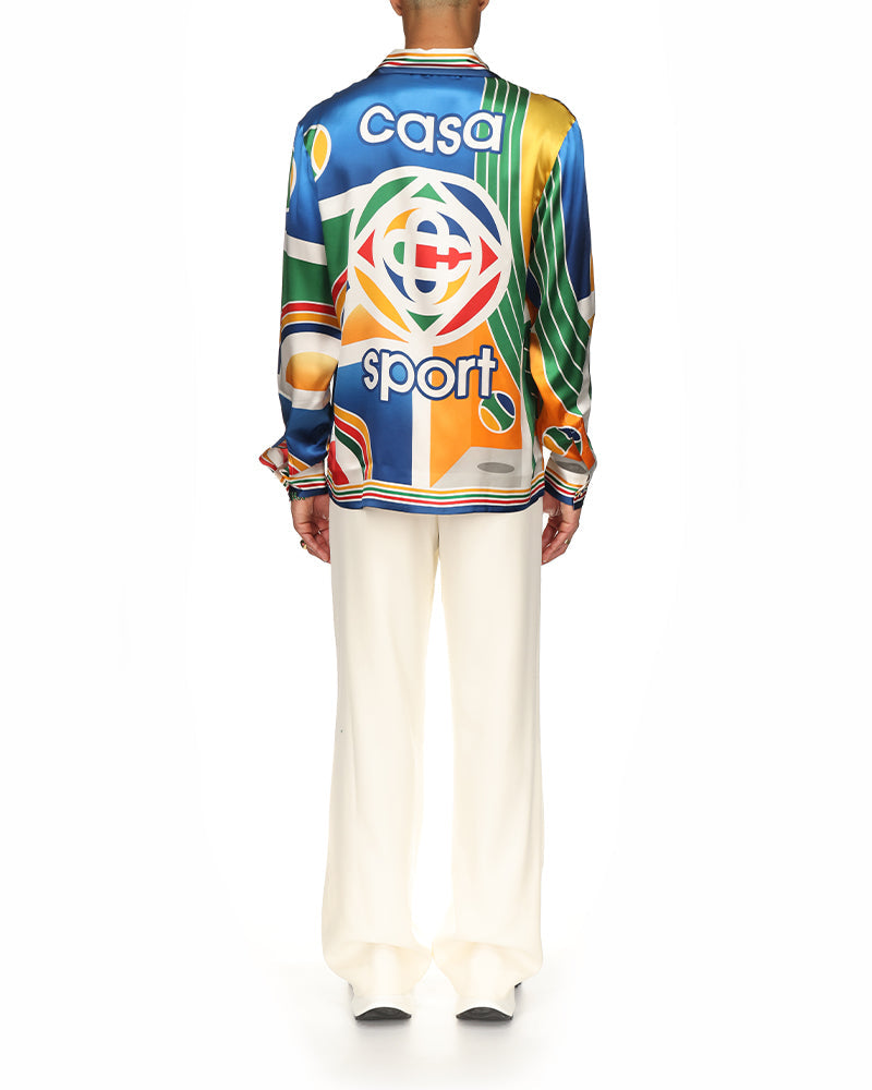 Sport Grid Silk Shirt