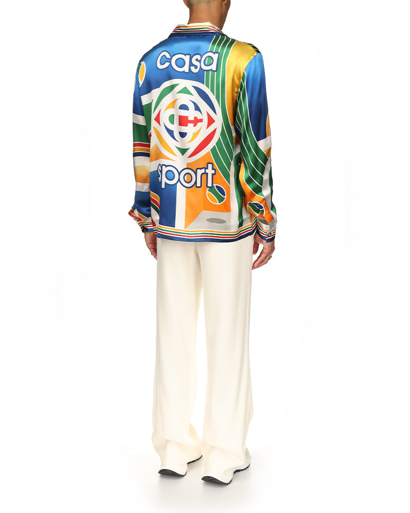 Sport Grid Silk Shirt