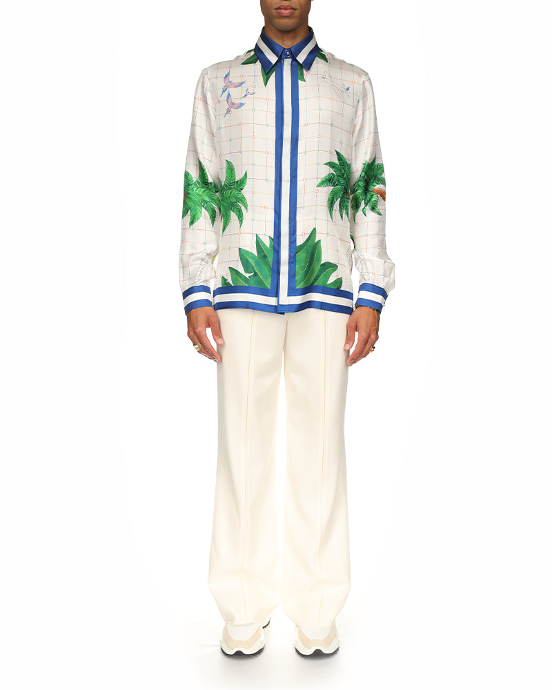 Tennis Club Classic Silk Shirt