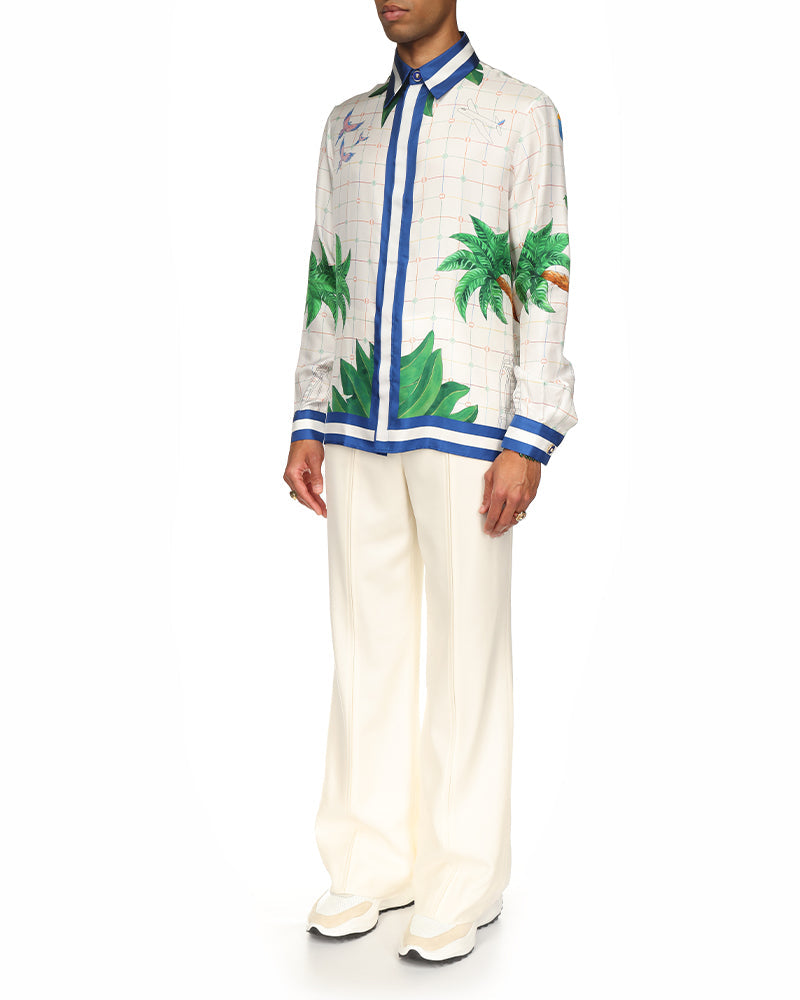 Tennis Club Classic Silk Shirt