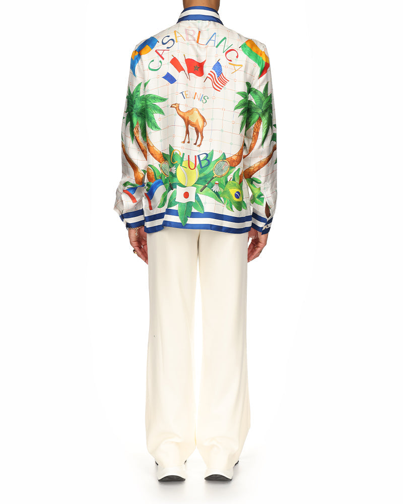 Tennis Club Classic Silk Shirt