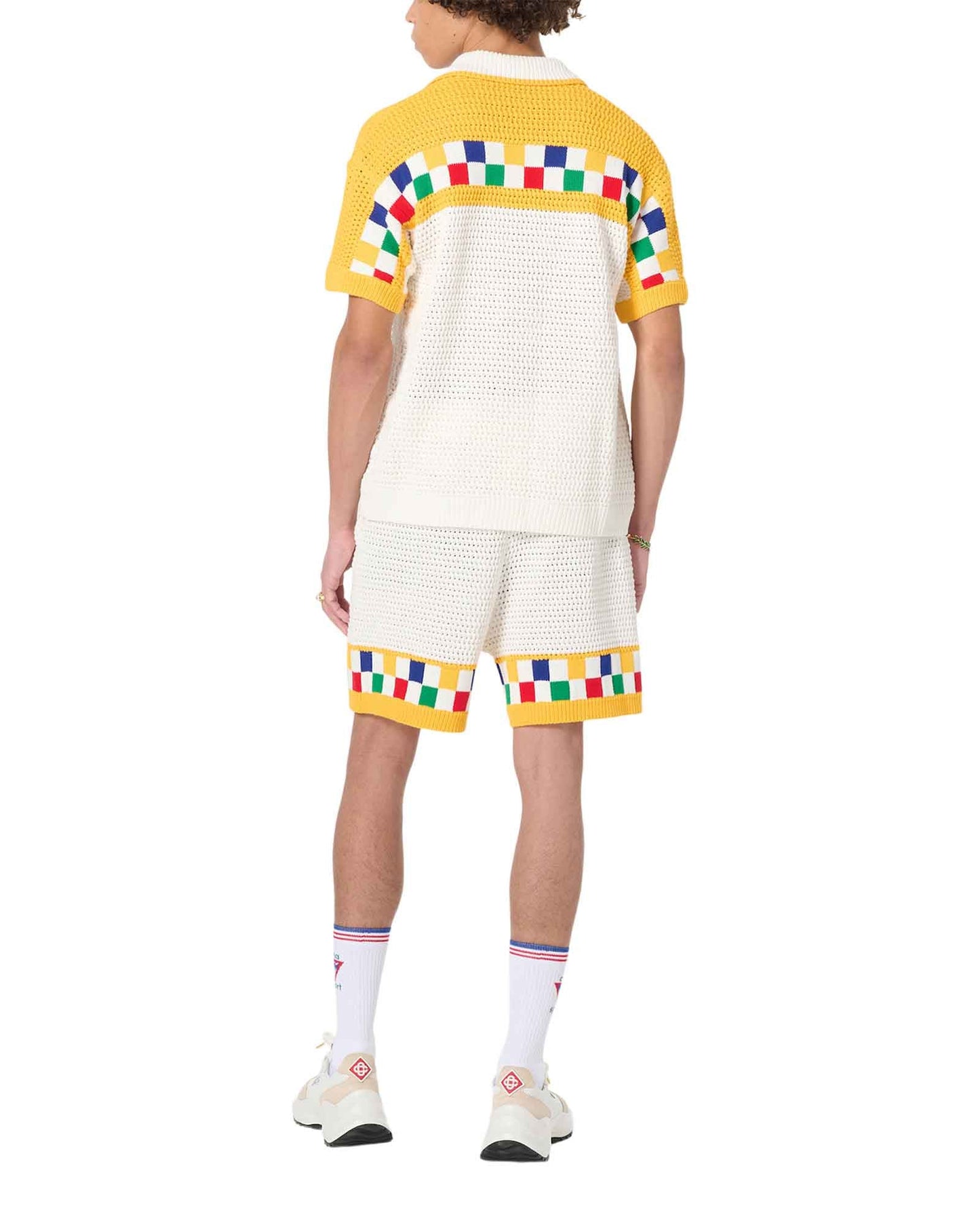Häkelstrick-Shorts