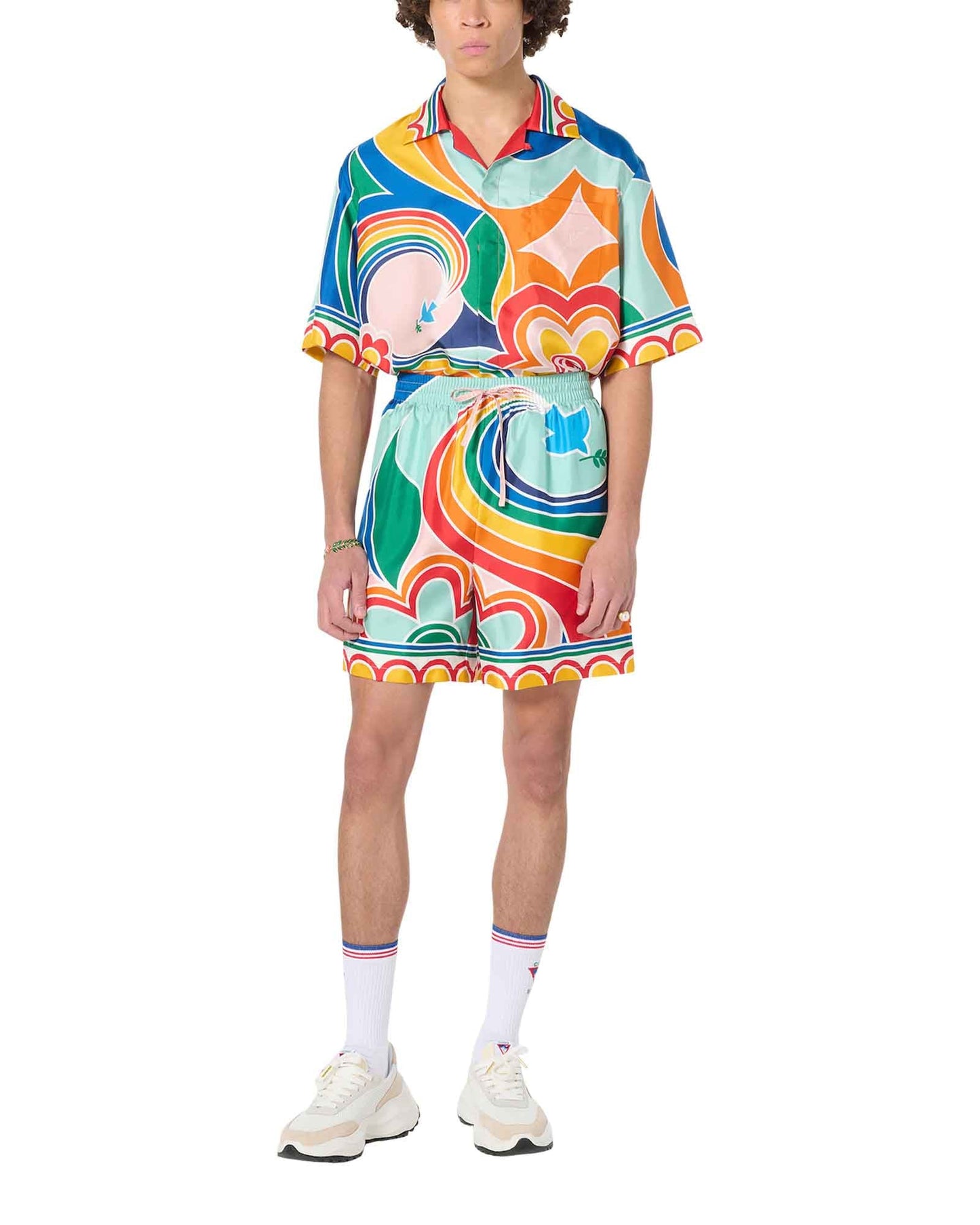 Le Pouvoir Des Fleurs Silk Shorts