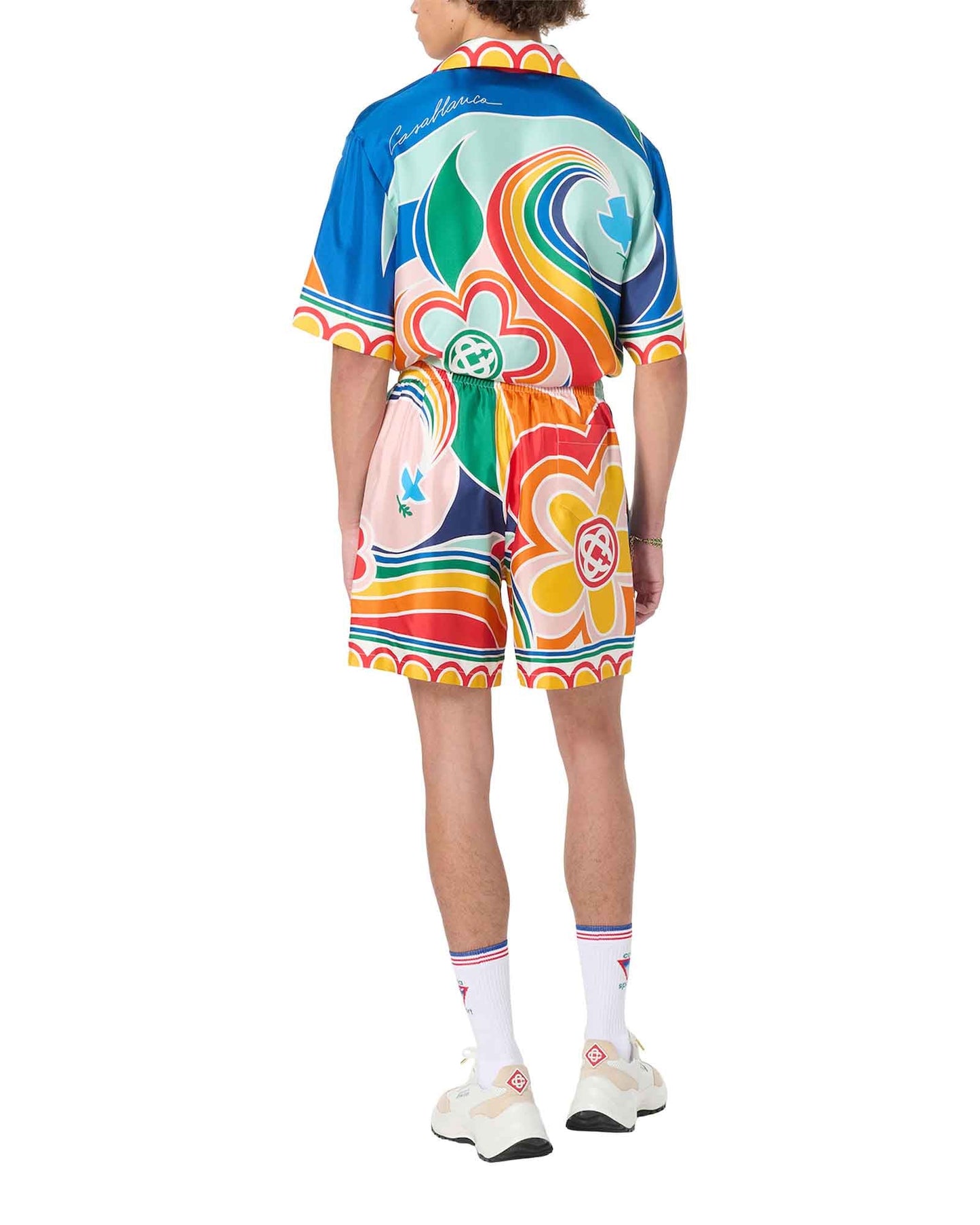Le Pouvoir Des Fleurs Silk Shorts