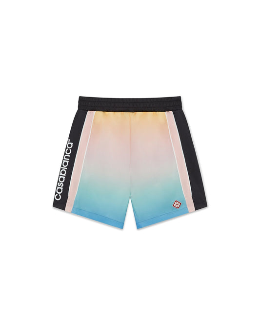 Pastel Gradient Football Shorts