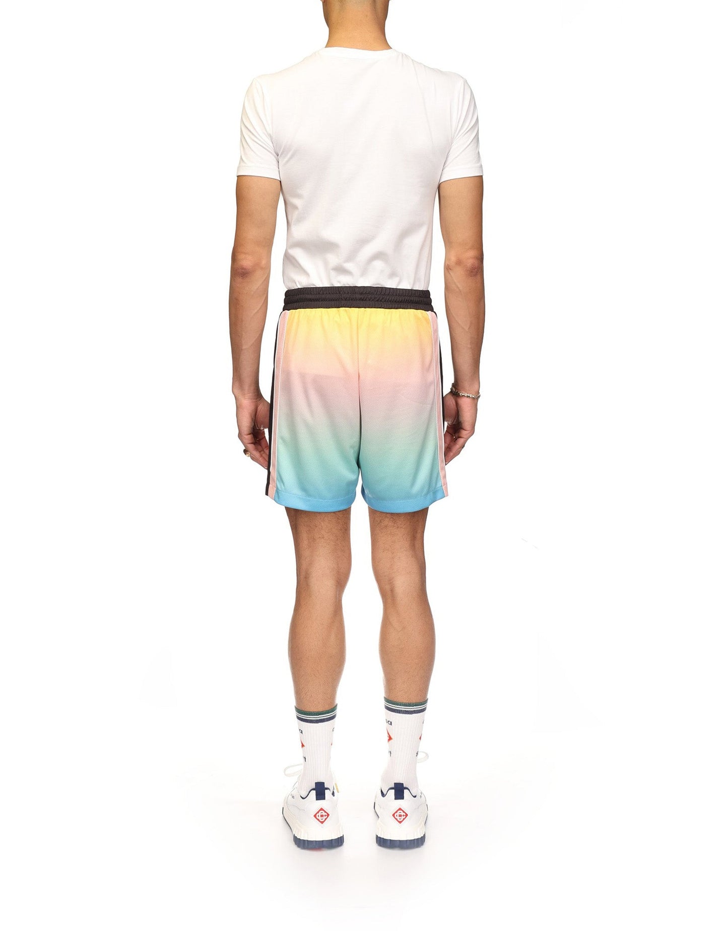 Pastel Gradient Football Shorts