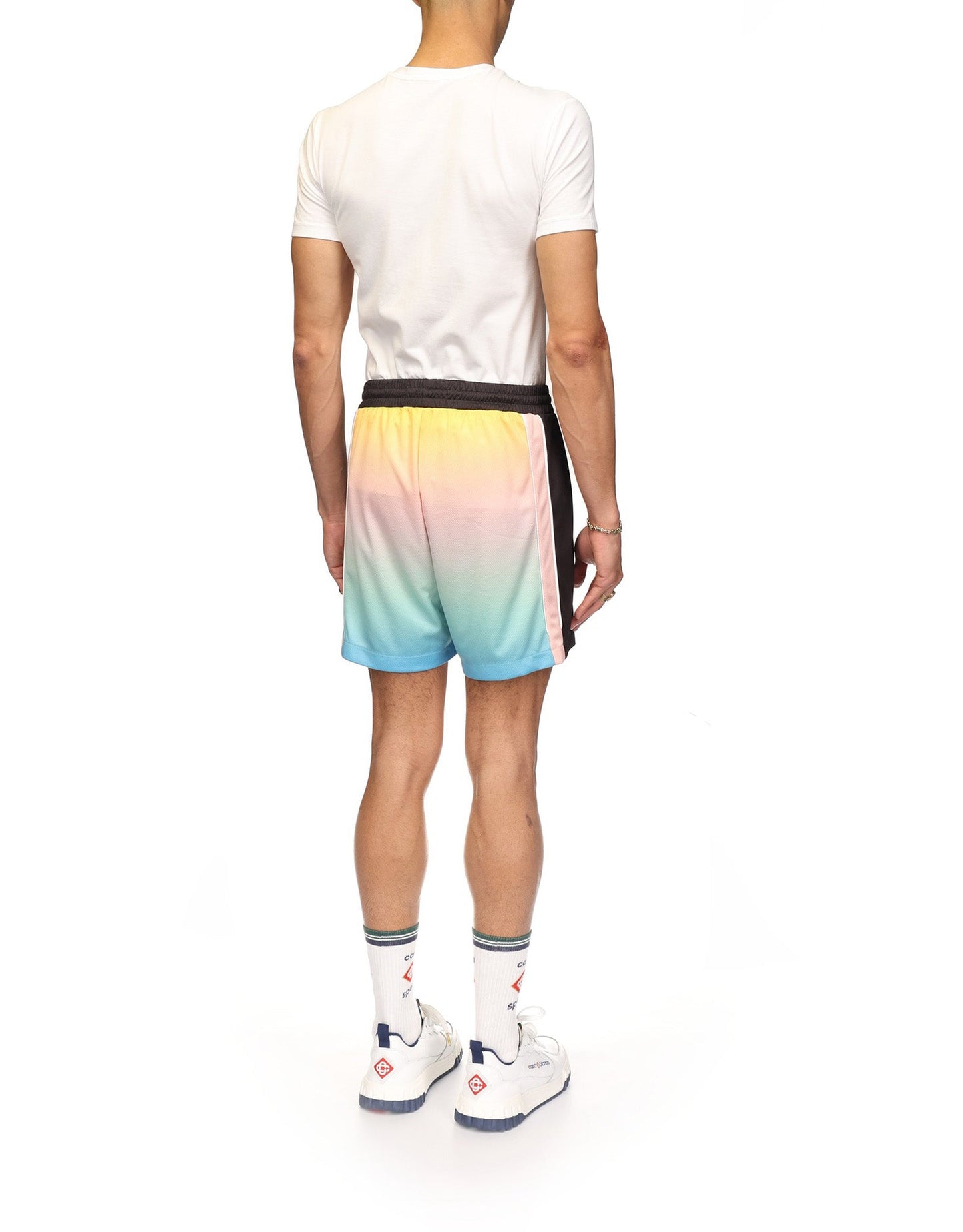 Pastel Gradient Football Shorts