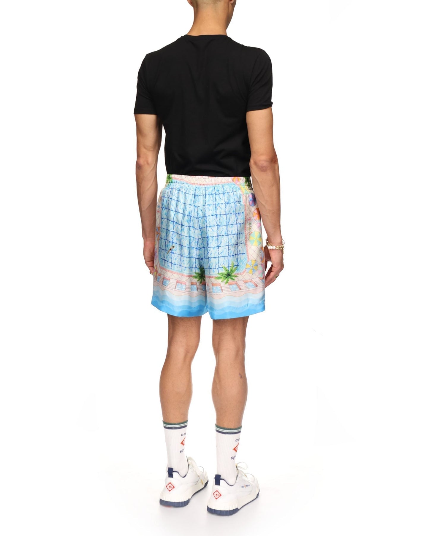 Le Plongeon Silk Shorts