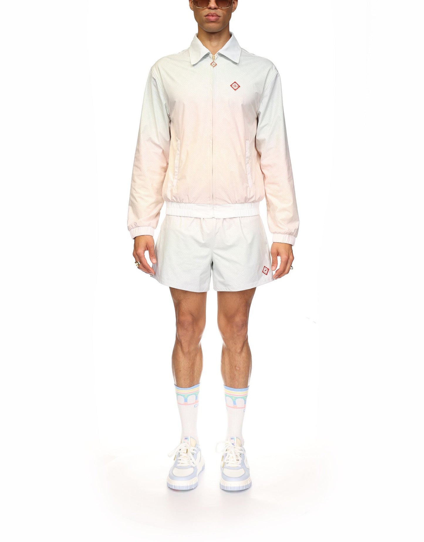 Gradient Laser Detail Track Shorts