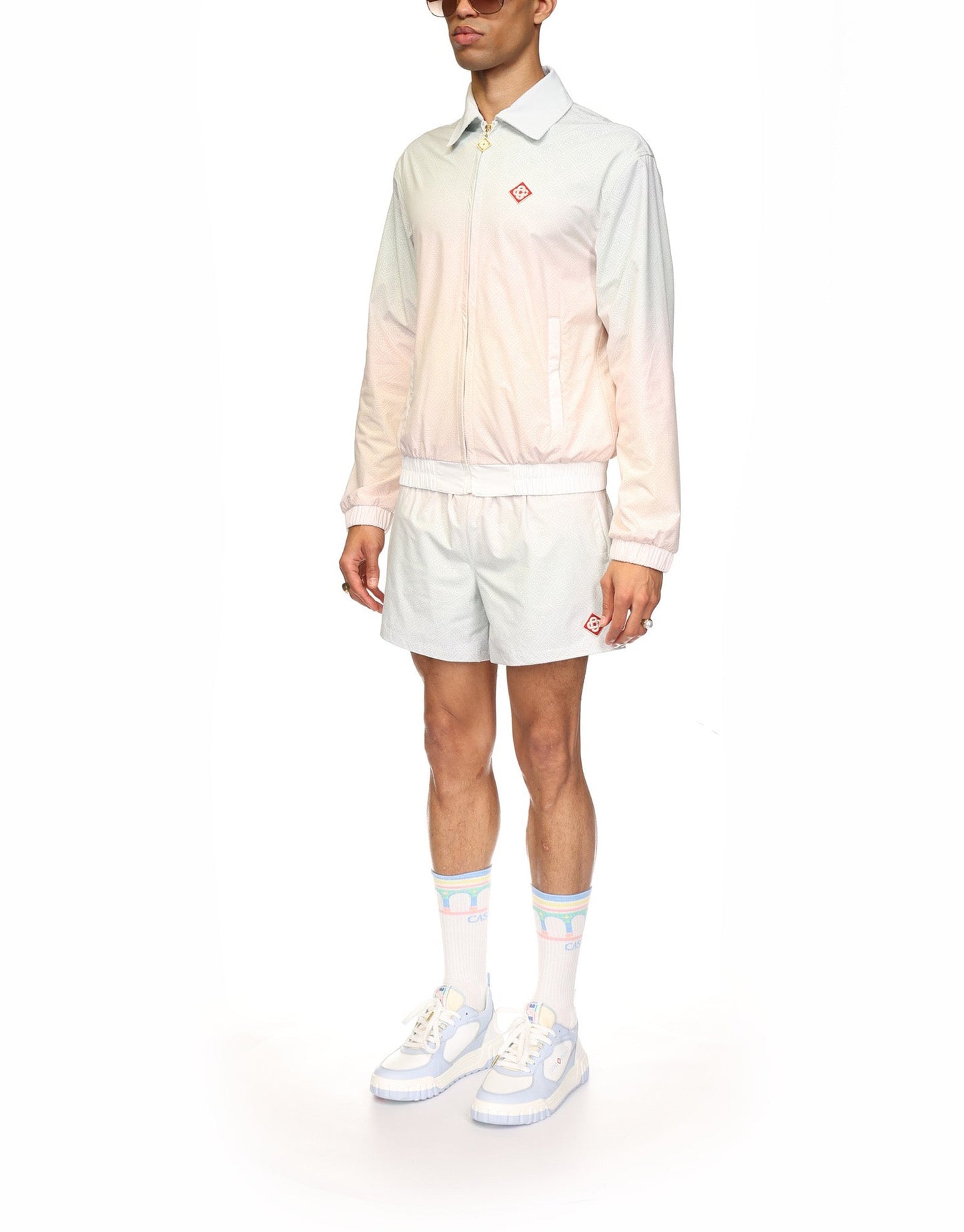 Gradient Laser Detail Track Shorts