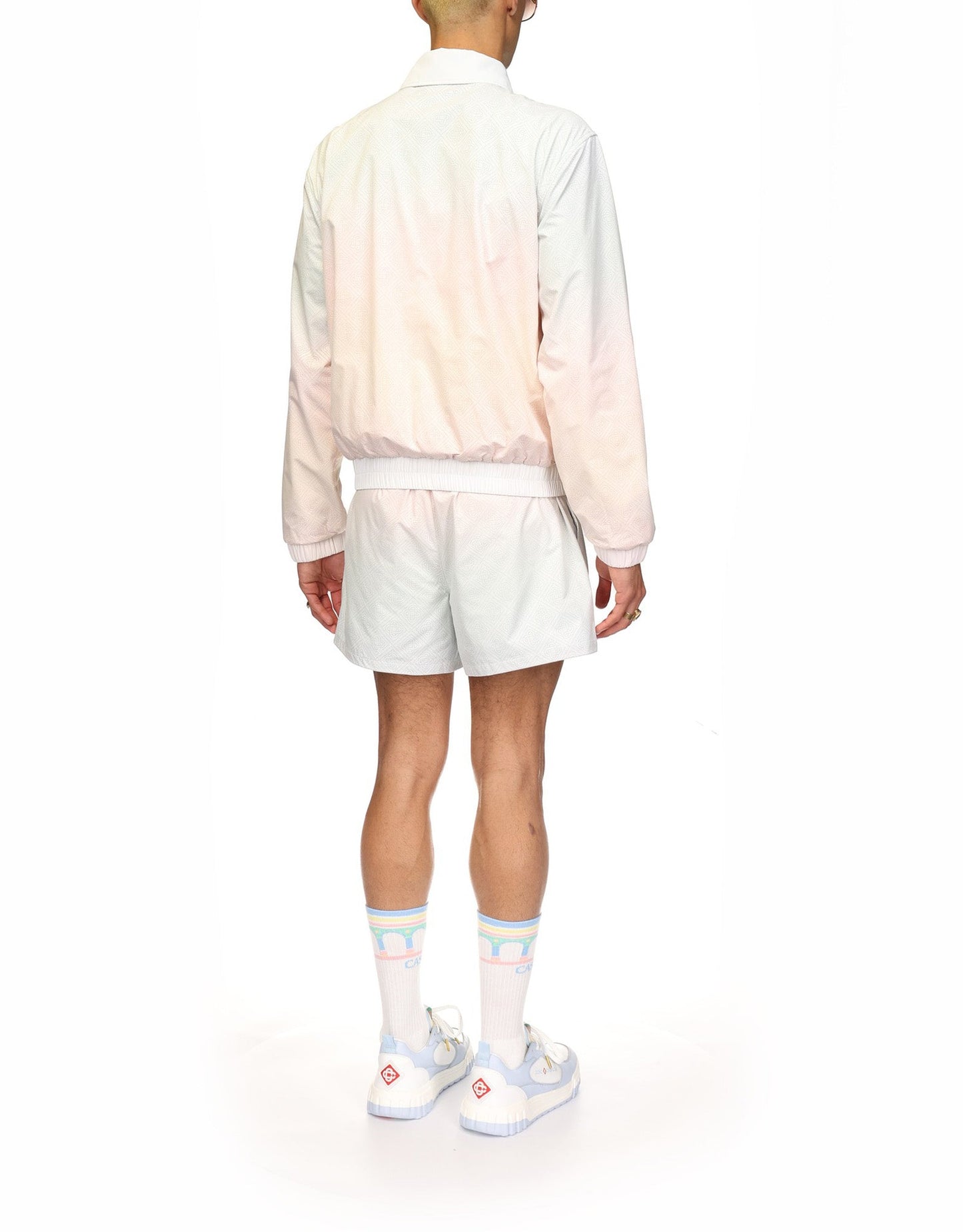 Gradient Laser Detail Track Shorts