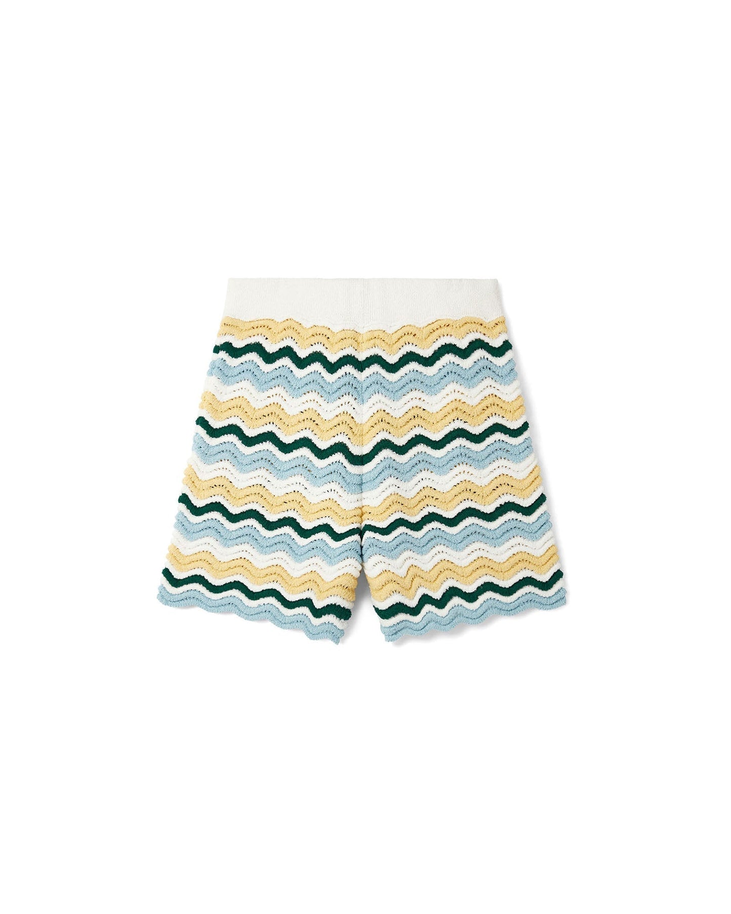 Gewellte Bouclé-Shorts