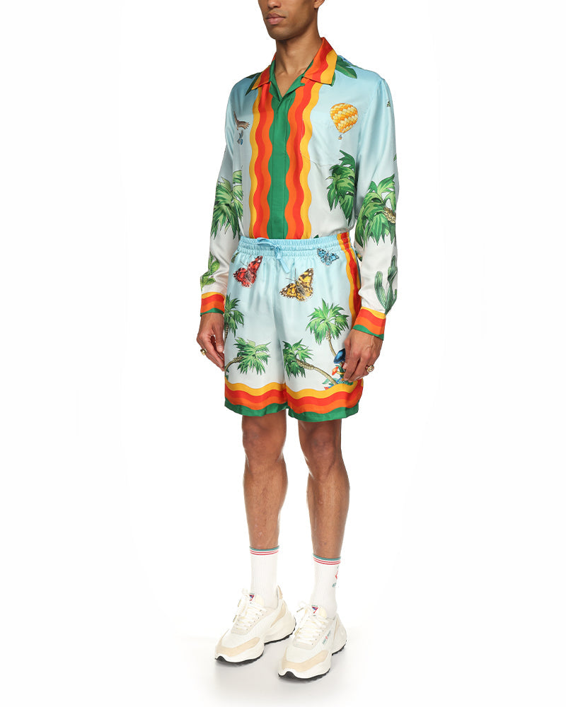 Seidenshorts des Palm Springs Tennis Club