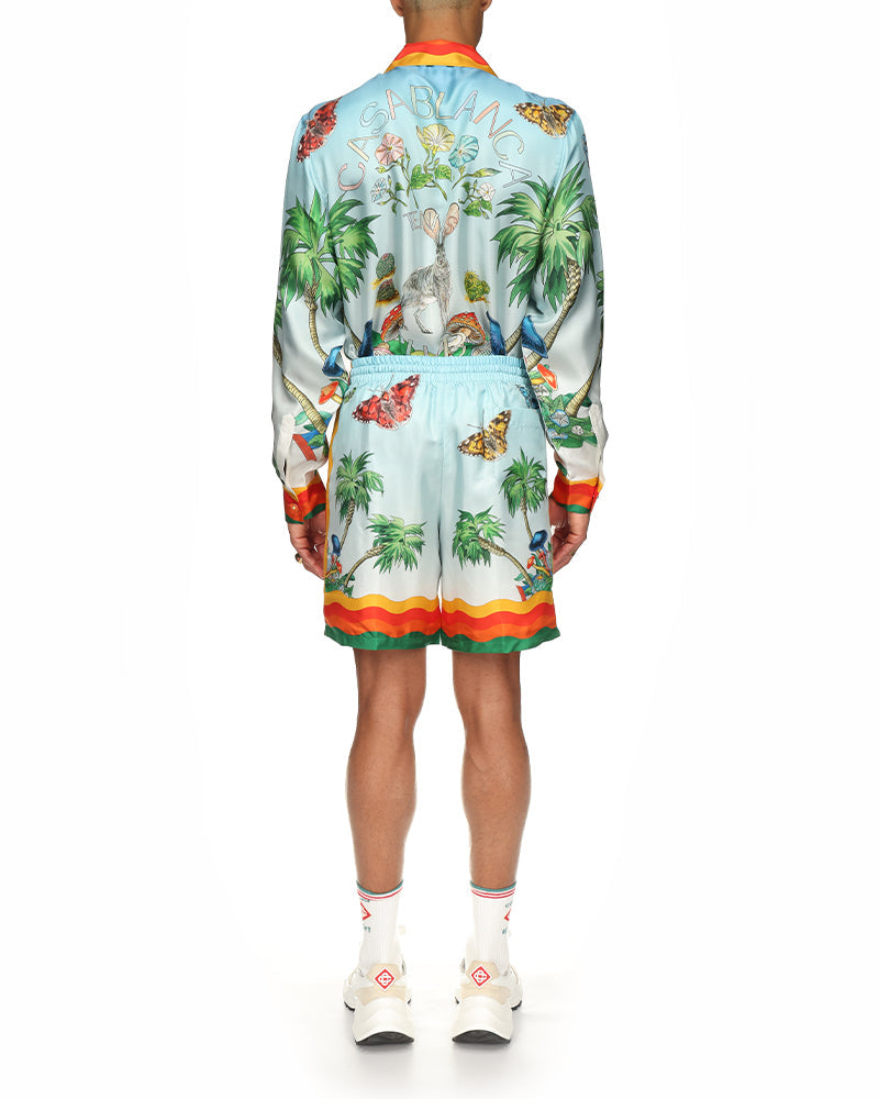 Seidenshorts des Palm Springs Tennis Club