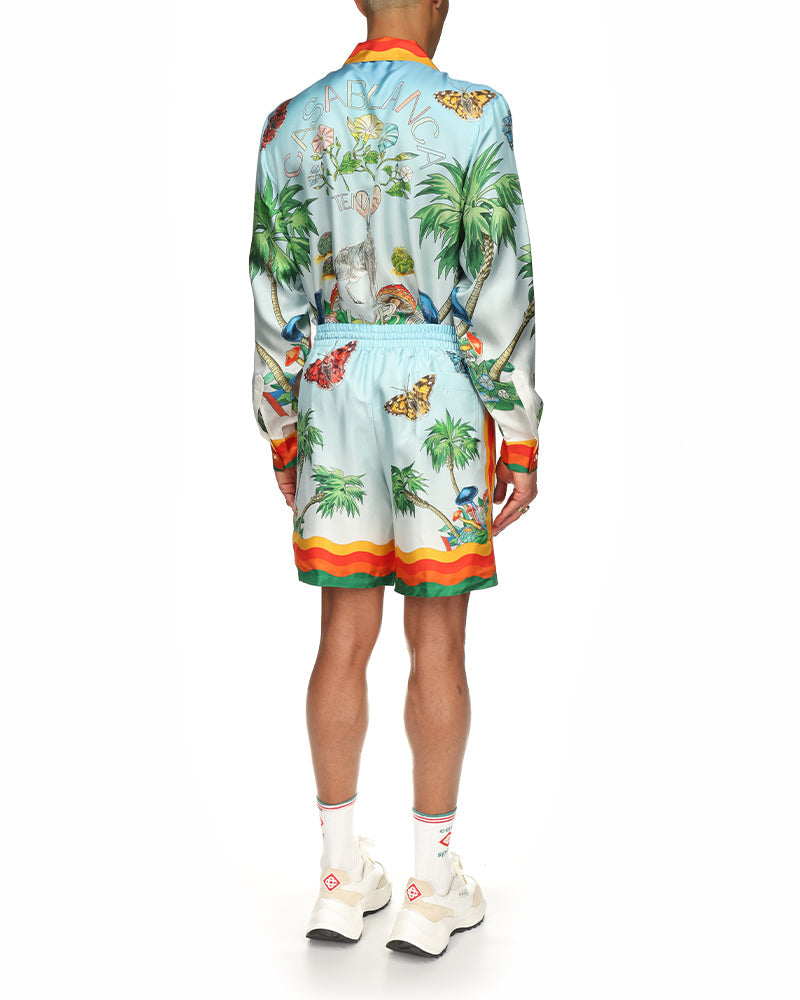 Seidenshorts des Palm Springs Tennis Club