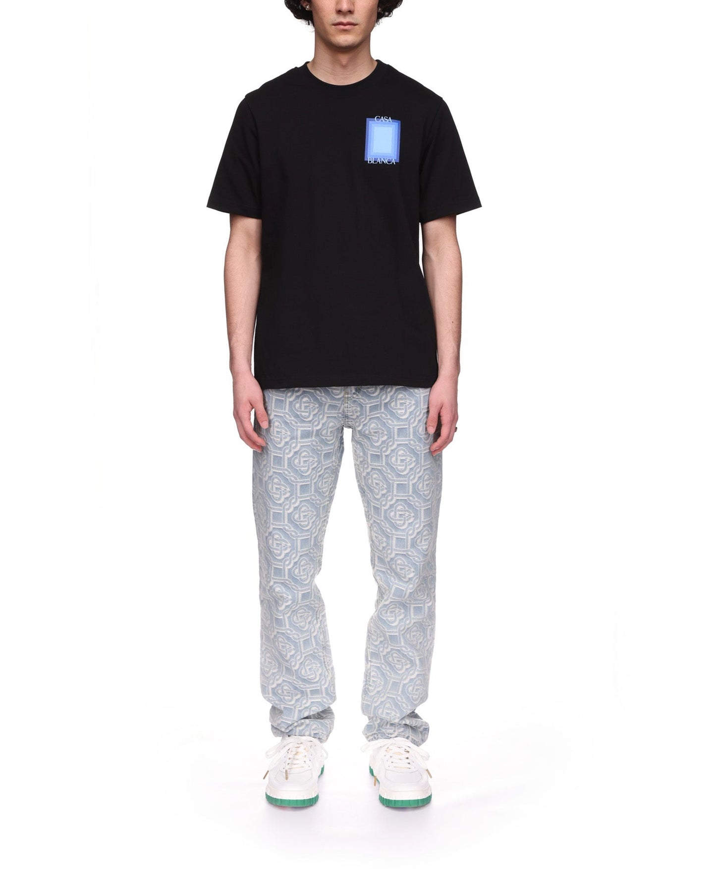 T-Shirt mit Farbverlaufs-Casa-Logo