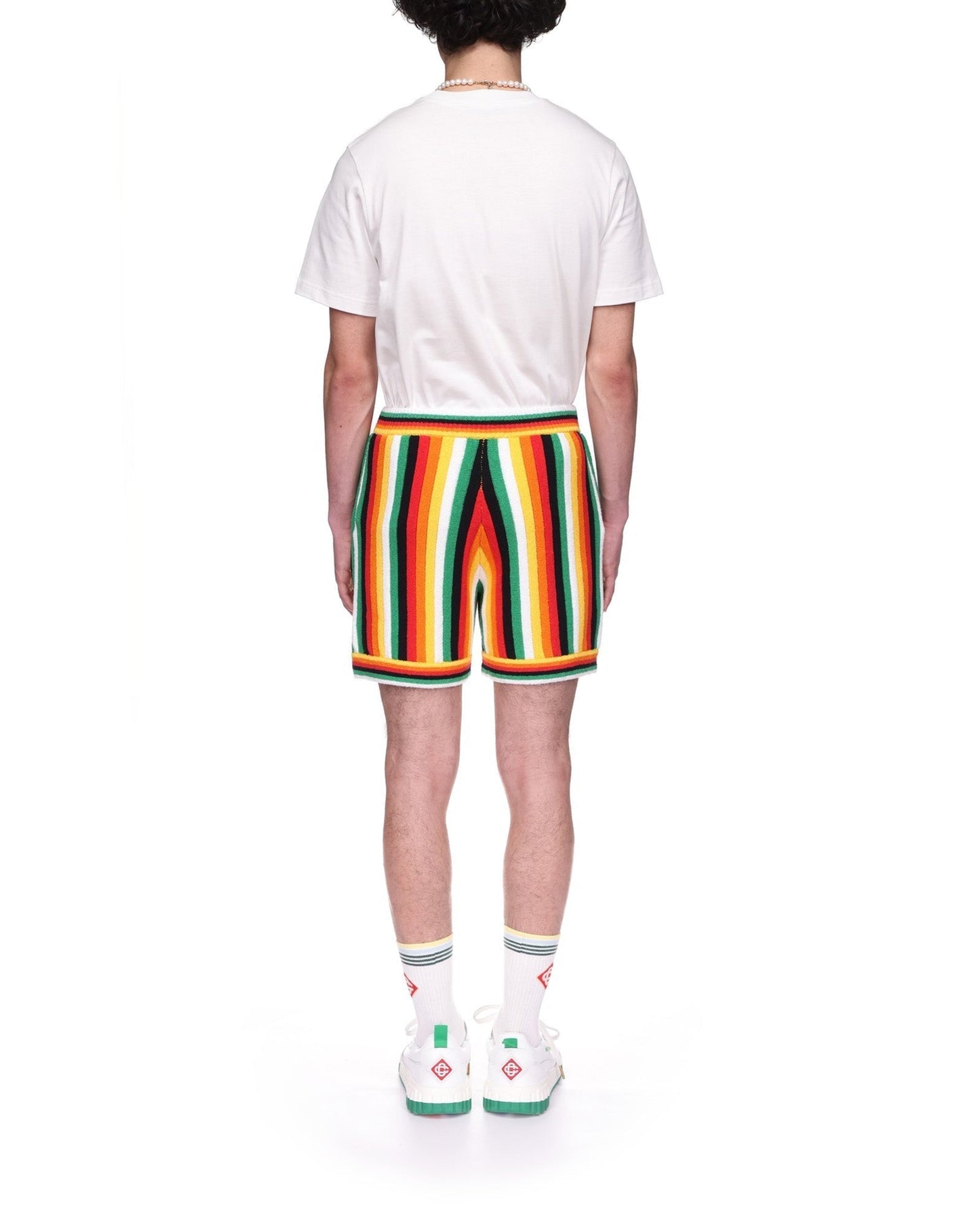 Striped Towelling Shorts