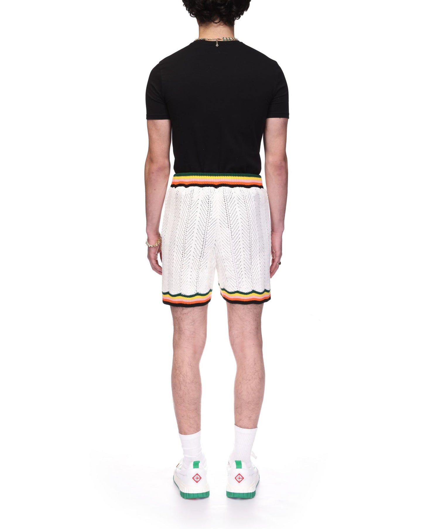Shorts mit Chevron-Spitze