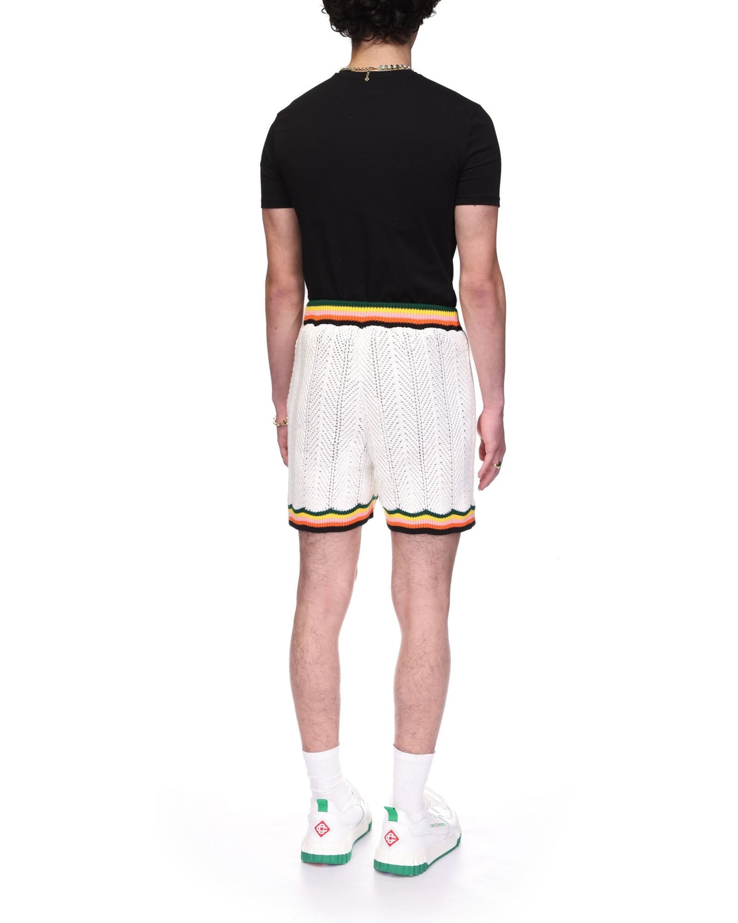 Shorts mit Chevron-Spitze