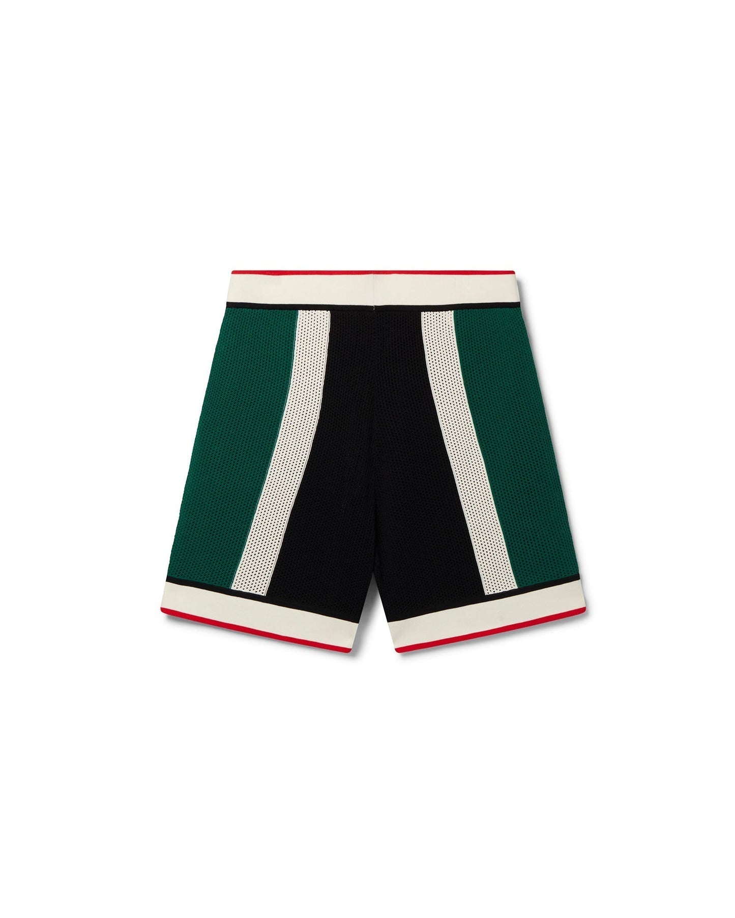 Striped Mesh Shorts