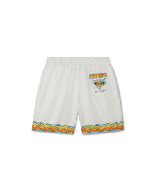 Afro Cubism Tennis Club Seidenshorts