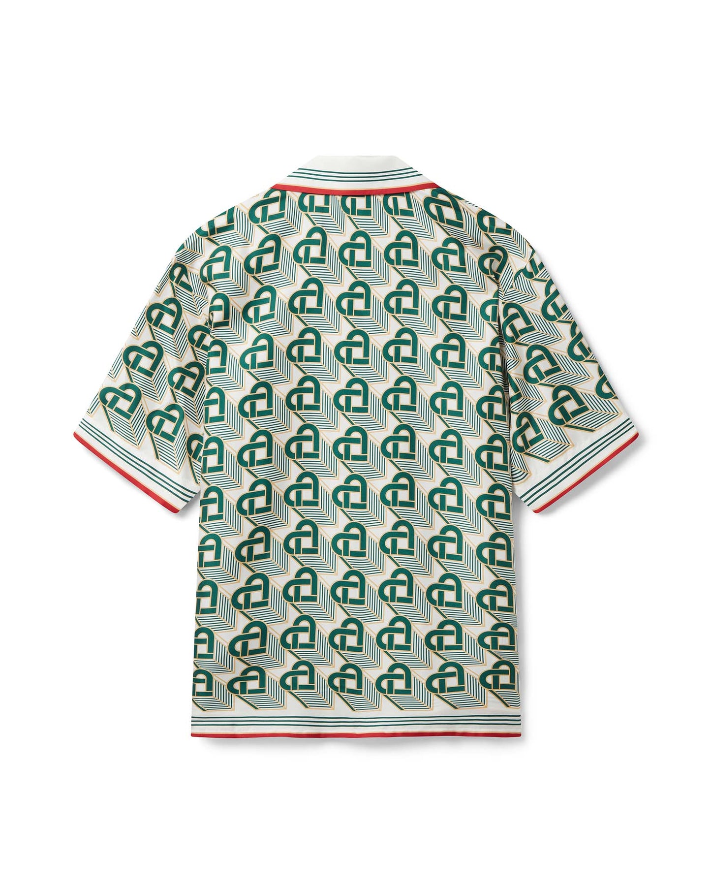 Seidenhemd mit Herz-Monogramm