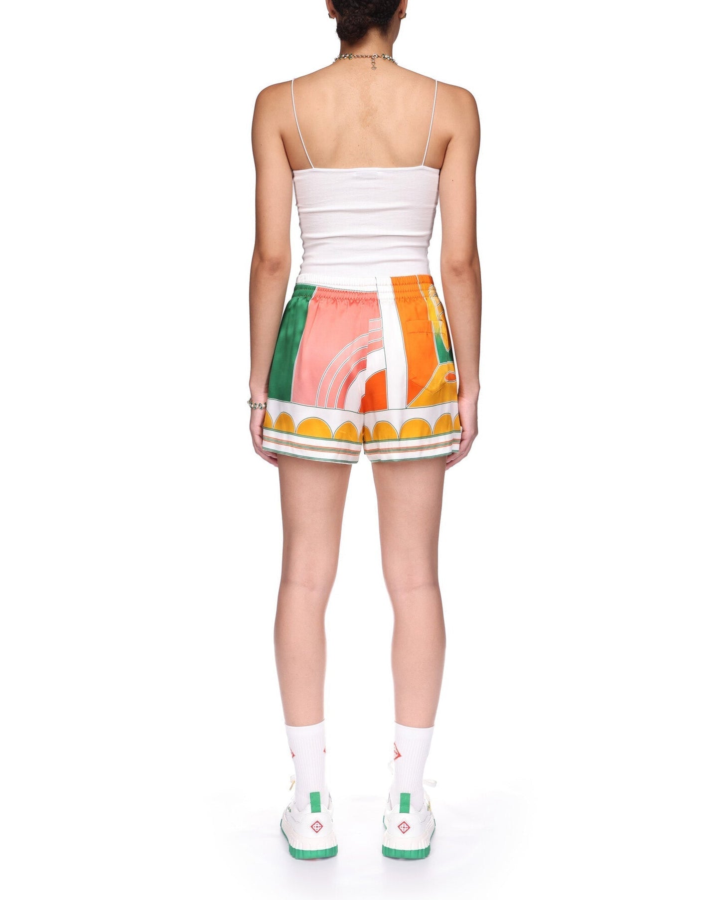 Summer Court Silk Shorts