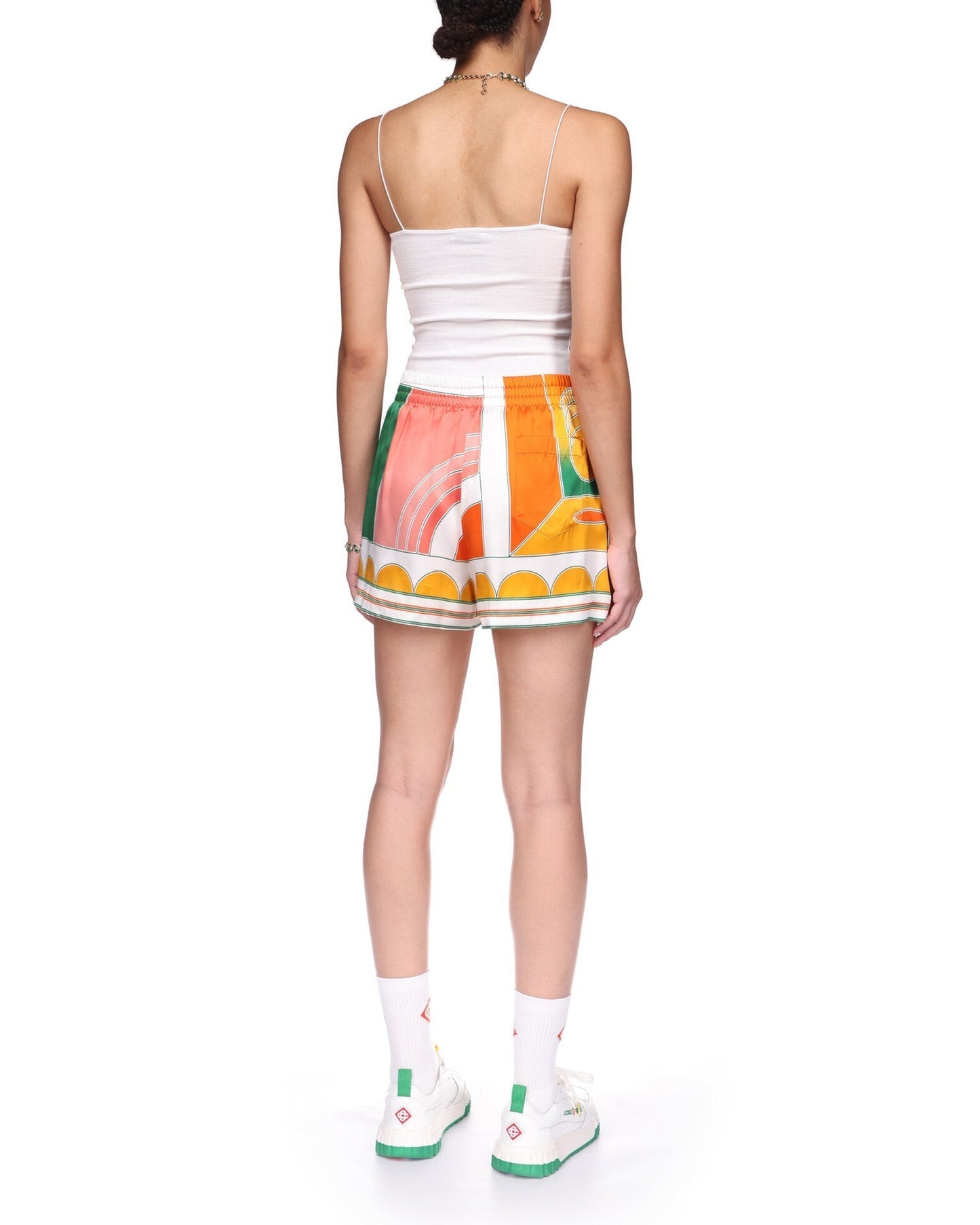 Summer Court Silk Shorts