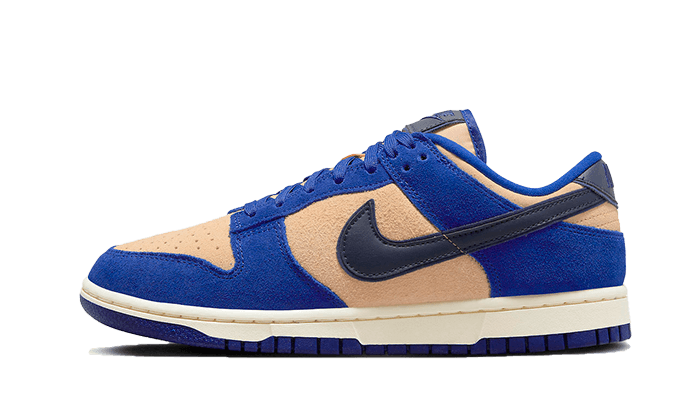 Dunk Low LX Blaues Wildleder