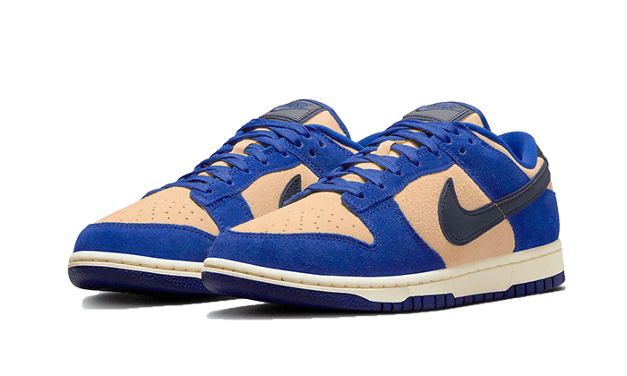Dunk Low LX Blaues Wildleder