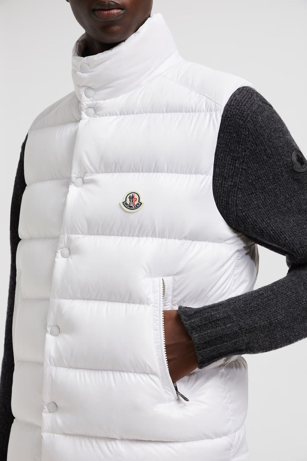 Moncler Tibb ärmellose Daunenjacke