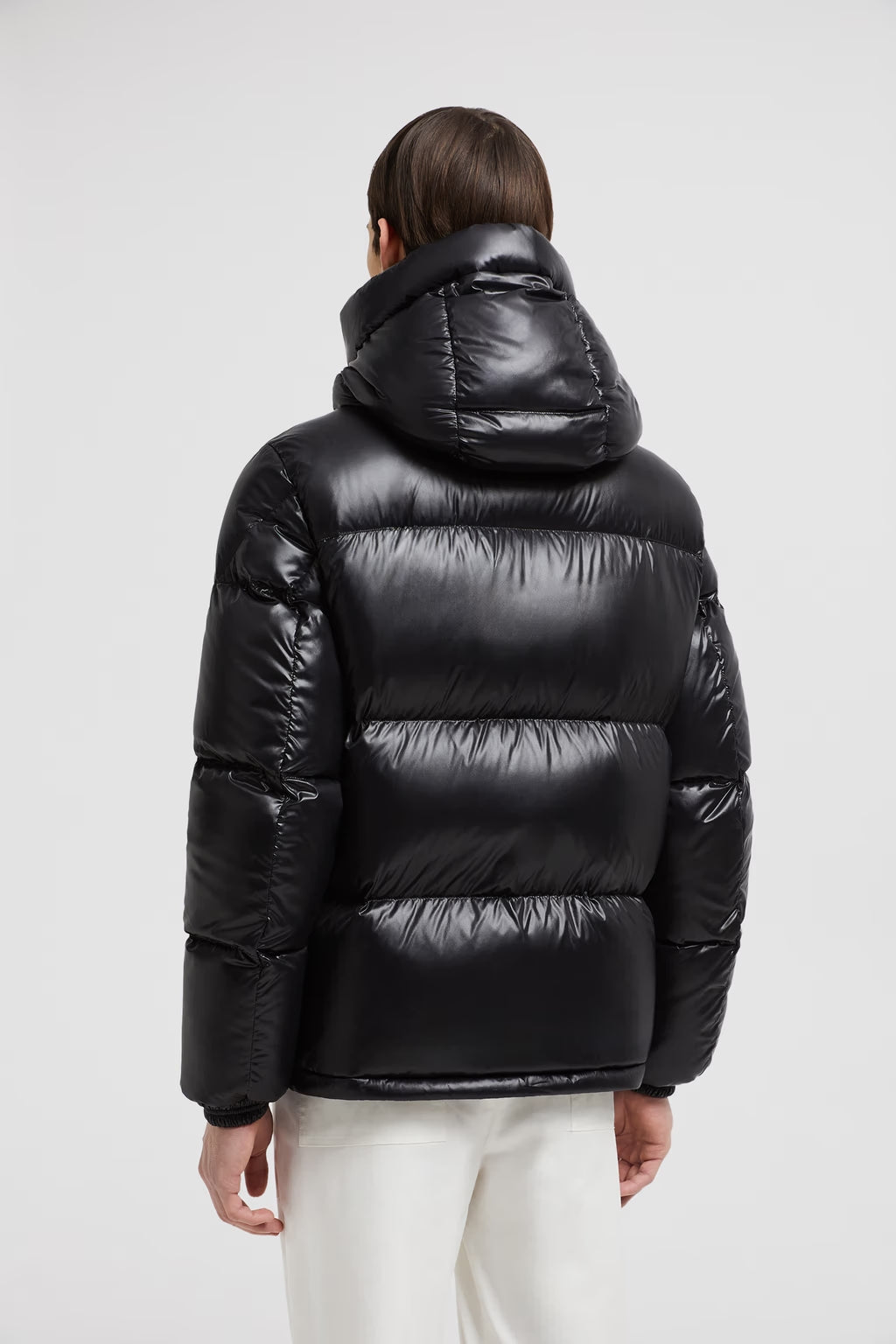 Moncler Montbeliard Kurze Daunenjacke Schwarz