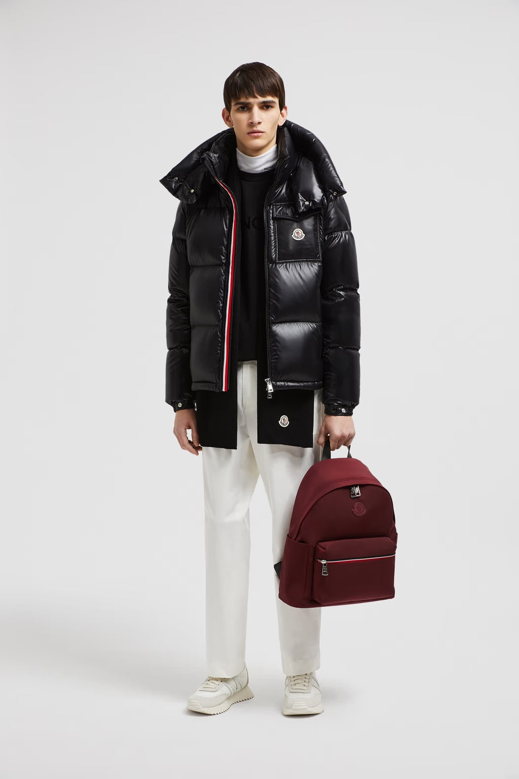 Moncler Montbeliard Kurze Daunenjacke Schwarz