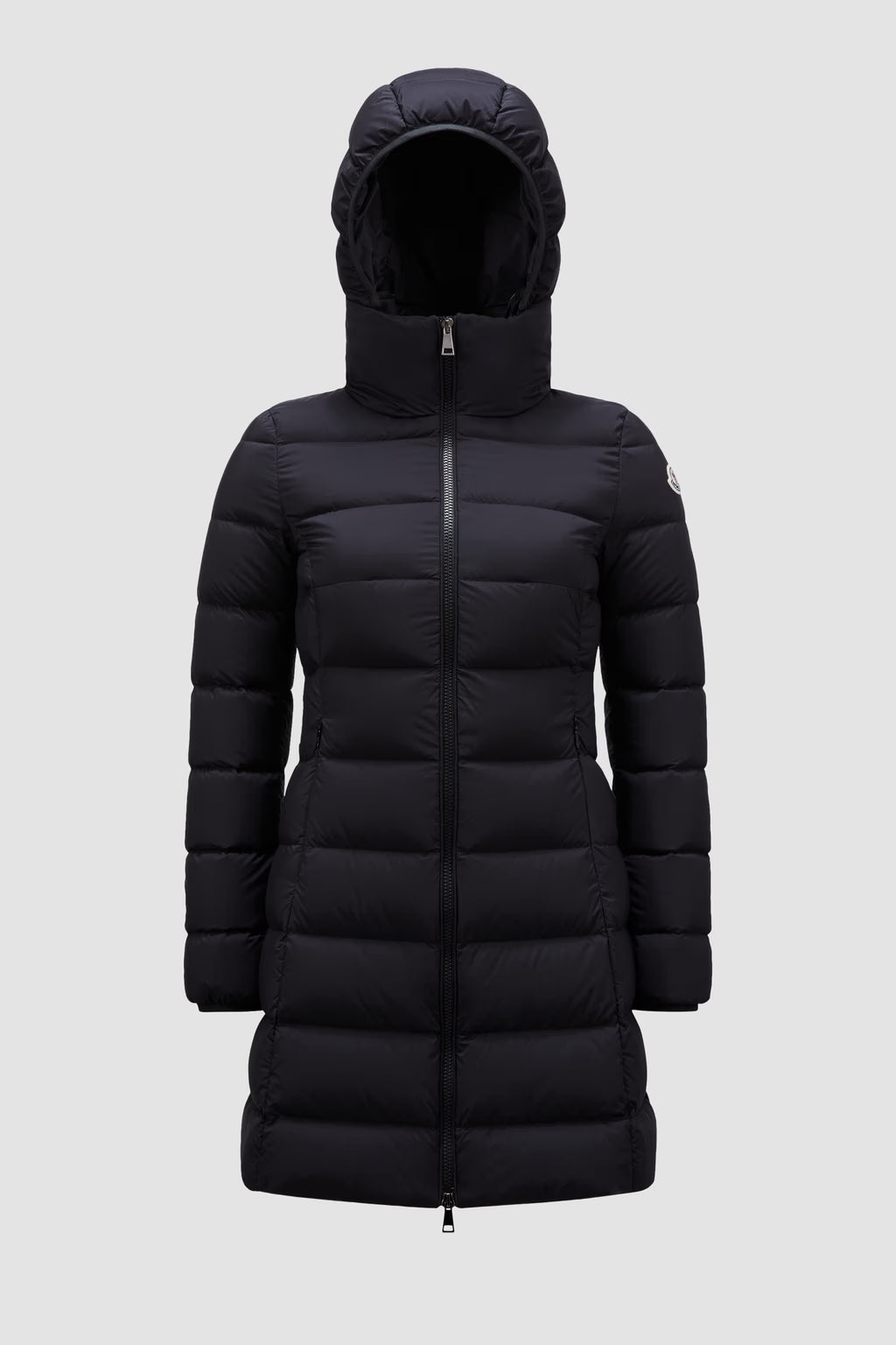 Doudoune longue à capuche Gie Moncler Noir