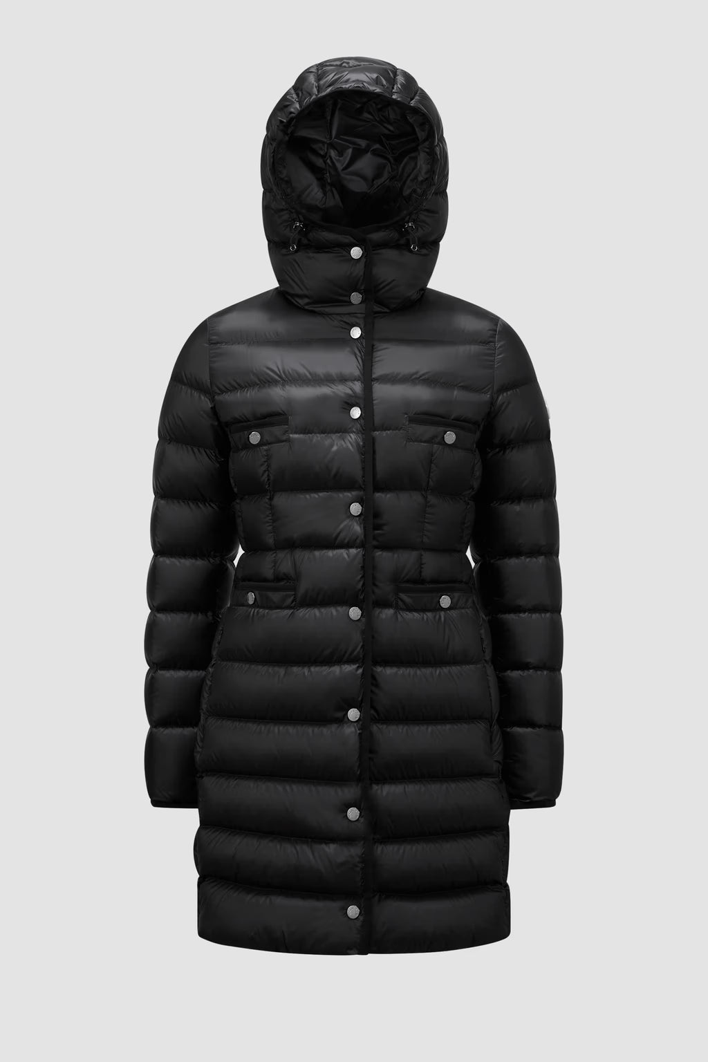 Doudoune longue à capuche Moncler Hirma Noir
