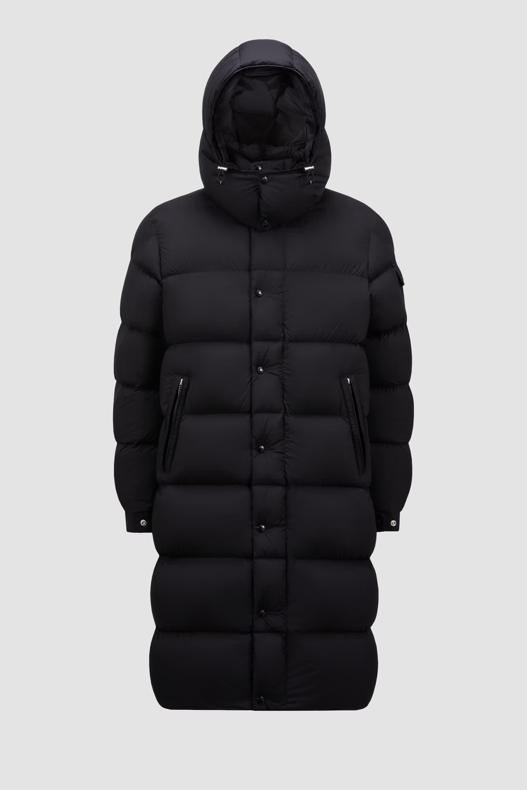 Moncler Hanoverian Lange Daunenjacke Schwarz