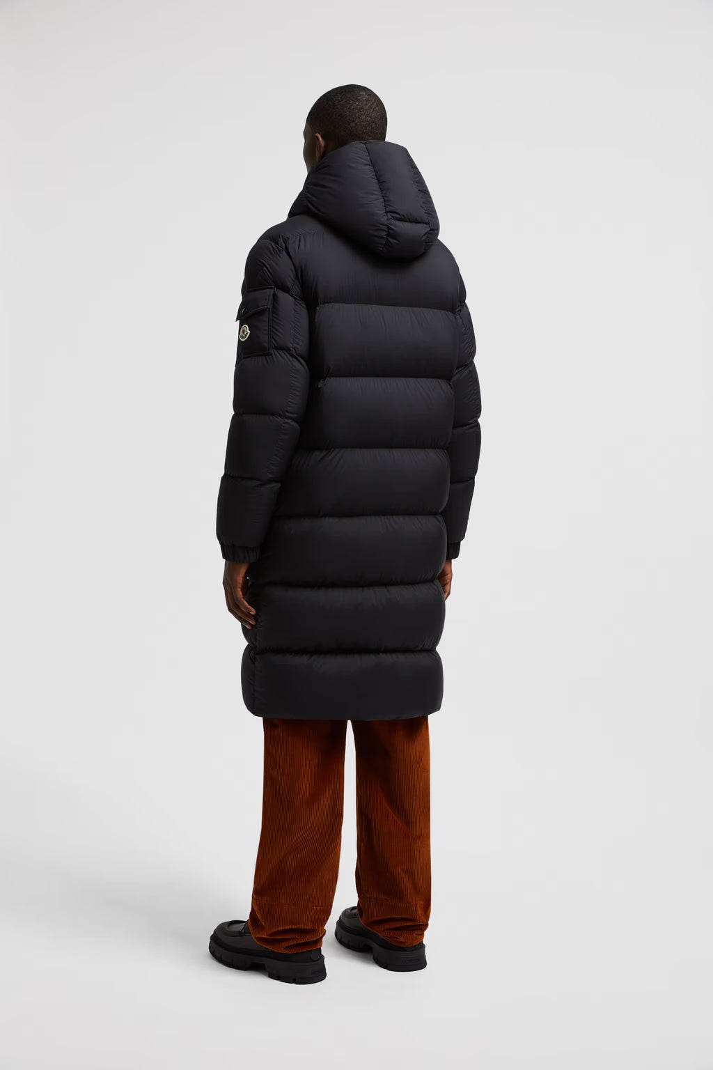 Moncler Hanoverian Lange Daunenjacke Schwarz